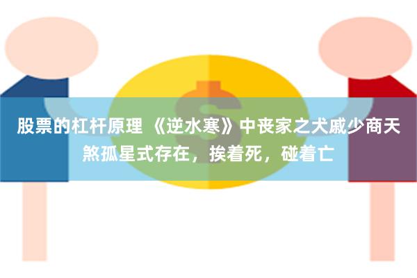 股票的杠杆原理 《逆水寒》中丧家之犬戚少商天煞孤星式存在，挨着死，碰着亡