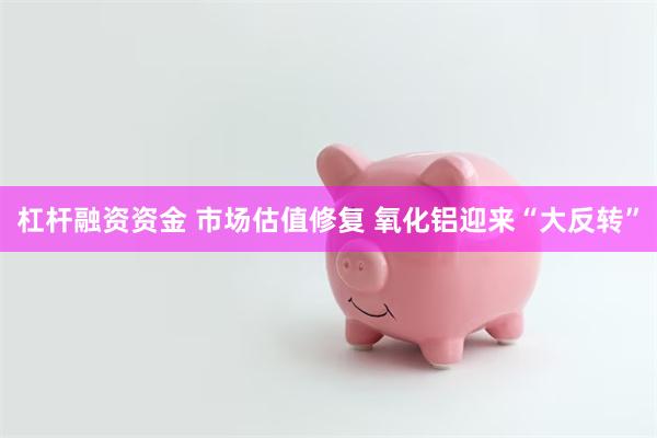 杠杆融资资金 市场估值修复 氧化铝迎来“大反转”